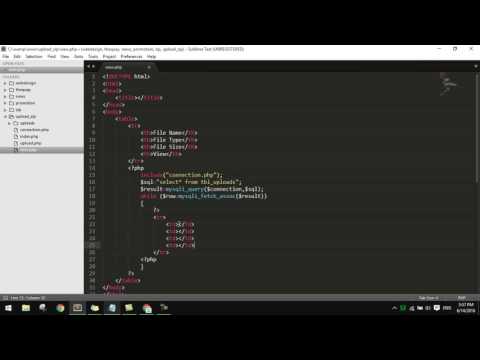 PHP and MYSQLI how to upload zip and rar to database  [part 04 view images]