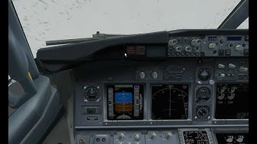 MALÉV Boeing 737-700 HA-LOP ILS CAT3C IMC Circuit training LHBP Cockpit (ifly pmdg ngx)