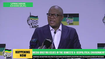 HAPPENING NOW] The Secretary General of the African National Congress (ANC) Fikile Mbalula addres…