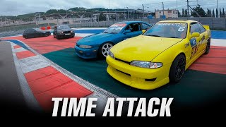 Nissan Silvia s14 - королева TIME ATTACK