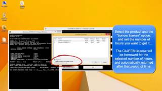 How to borrow licenses in CivilFEM for ANSYS (all versions: 17.1 or above)