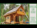Dovetail Log Cabin - Installing Windows, Cutting Door Frames and Building Stairs