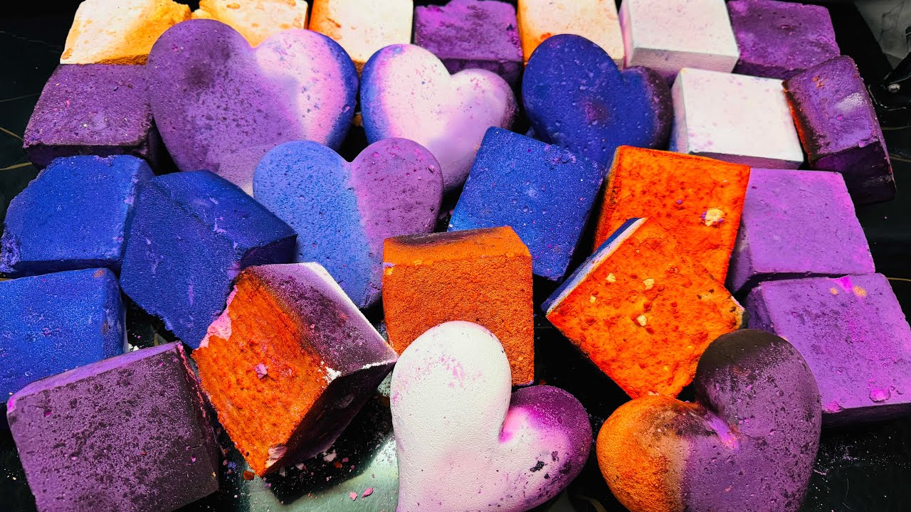 Fluffy Chalk Crush Therapy | Oddly Satisfying ASMR for Relaxation
