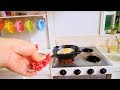 S2 EP33: ASMR COOKING Egg, Bacon, Crunchy Toasted Bread. JUST LIKE HOME KITCHEN TOY SET