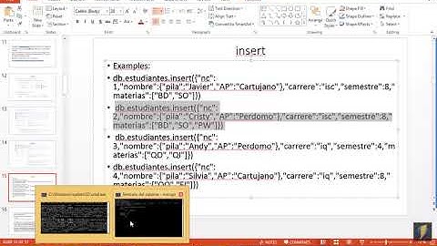 3 Insertar documentos en MongoDB