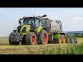 Slurry Application with Strip-Till | Claas Axion 870 & Joskin Volumetra 20000D & Duro France
