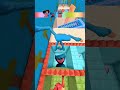 #huggywuggy Poppy Playtime characters Noob Pro Challenge P.2 #poppyplaytime #minecraft