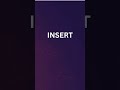 INSERT in SQL |SQL INSERT|INSERT command in SQL