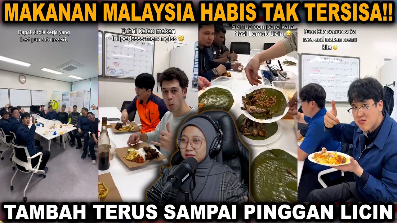 MAKANAN MALAYSIA HABIS TAK TERSISA❗TAMBAH TERUS SAMPAI PINGGAN LICIN WEEEHH