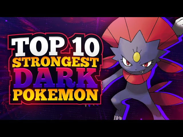 Best Dark Pokemon List  Greatest Dark Type Pokemon List From