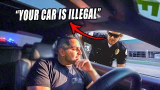 COPS PULLED ME OVER FOR MY ILLEGAL HELLCAT!