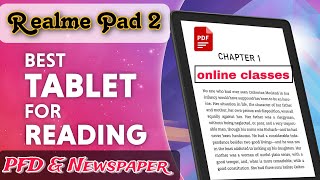 Realme Pad 2 Newspaper Reading | PDF Read | Realme pad 2 Pixel density#mobile #reading #realme #pdf