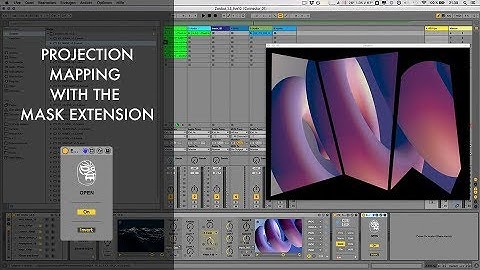 Zwobot VJ / Visuals for Ableton Live - EX MASK - Extension Module