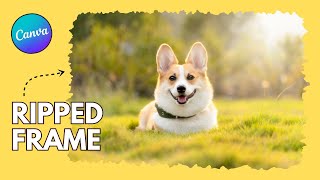 Create Ripped Frames in Canva | Creative Tricks in Canva screenshot 5