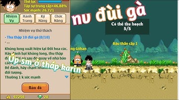 [ NGỌC RỒNG ONLINE ] Nhiệm vụ đùi gà úp sm ở tháp karin