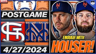 Mets vs Cardinals Postgame | ADRIAN HOUSER ROCKED AGAIN! ENOUGH!  | Highlights & Recap | 4/27/2024
