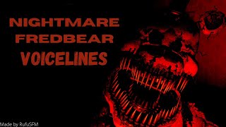 [FNAF/BLENDER] Nightmare Fredbear Voicelines