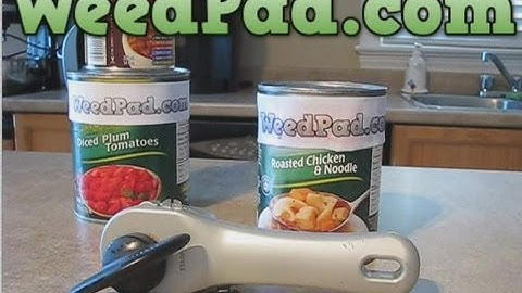 How To Make A Secret Safe From Free Soup Cans - Make a Stash Can Safe Cheap and Easy