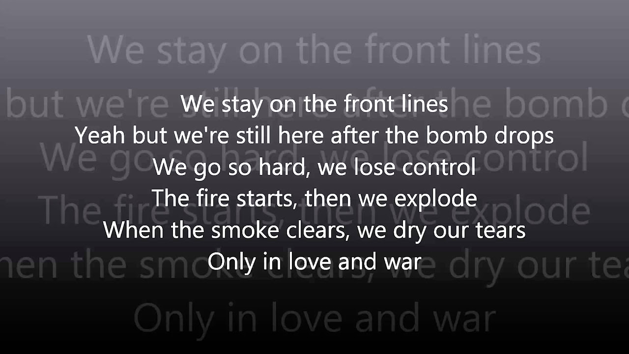 Tamar Braxton   Love  War With On Screen Lyrics HD