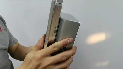 Step2:138CM standing wall mounted install guide of 8inch Face Recognition Temperature Measurement