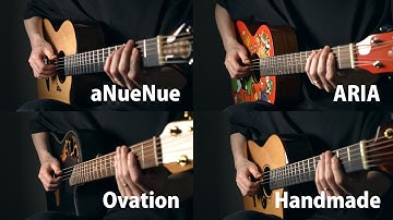 Ovation vs aNueNue vs ARIA vs Handmade Guitar