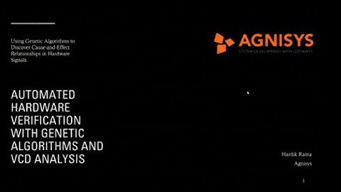 Genetic Algorithms for Automated Verification from VCD Data