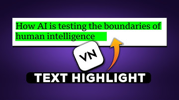 how to edit Text Highlight effect in  Vn Video Editor