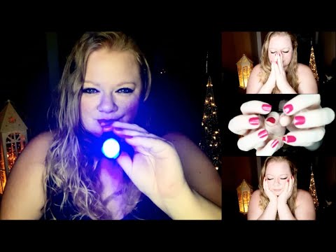 ASMR Rain Sounds While Doing ASMR Triggers (I fell into a meditative state at some point) (No talk)
