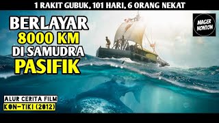 MENEMPUH SAMUDRA PASIFIK SEJAUH 8000 KM DENGAN SEBUAH RAKIT TAK BERMESIN - Alur Cerita Film