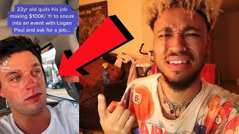 LOGAN PAUL STAN QUITS HIS JOB MAKING 100K A YR TO ASK FOR HAND OUT FROM HIS IDOL.. GETS DECLINED !!