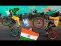 INdia vs Pakistan Cycle Stunt race || republic day special video || Malda Stunt Rider