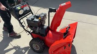 532 - Ariens 11528LE Gas Snow Blower, 28" (Fuel Leak)