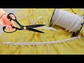 COMO COSTURAR ELÁSTICO SEM MÁQUINA - COSTURA A MÃO - SEWING ELASTIC BY HAND