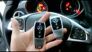 for mercedes benz car add push to start stop system remote start system and comfort access.