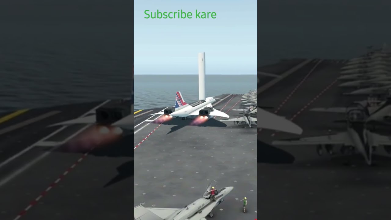  The Shipboard Varsion Of Concorde Airliner Equipped With Canard Wing I