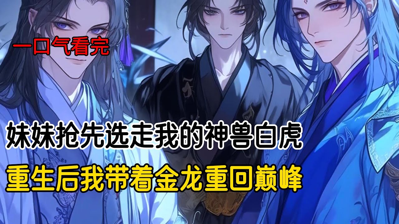 我们御兽宗弟子成年之际，每个人都可以选择一个灵兽与其结契。上一世，我怜惜角落的白虎伤痕累累，心软选择了与他结契，而师妹则趁机结契师父特意为我寻来的金龙#完结文 #重生