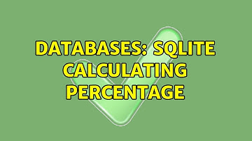 Databases: sqlite calculating percentage (2 Solutions!!)