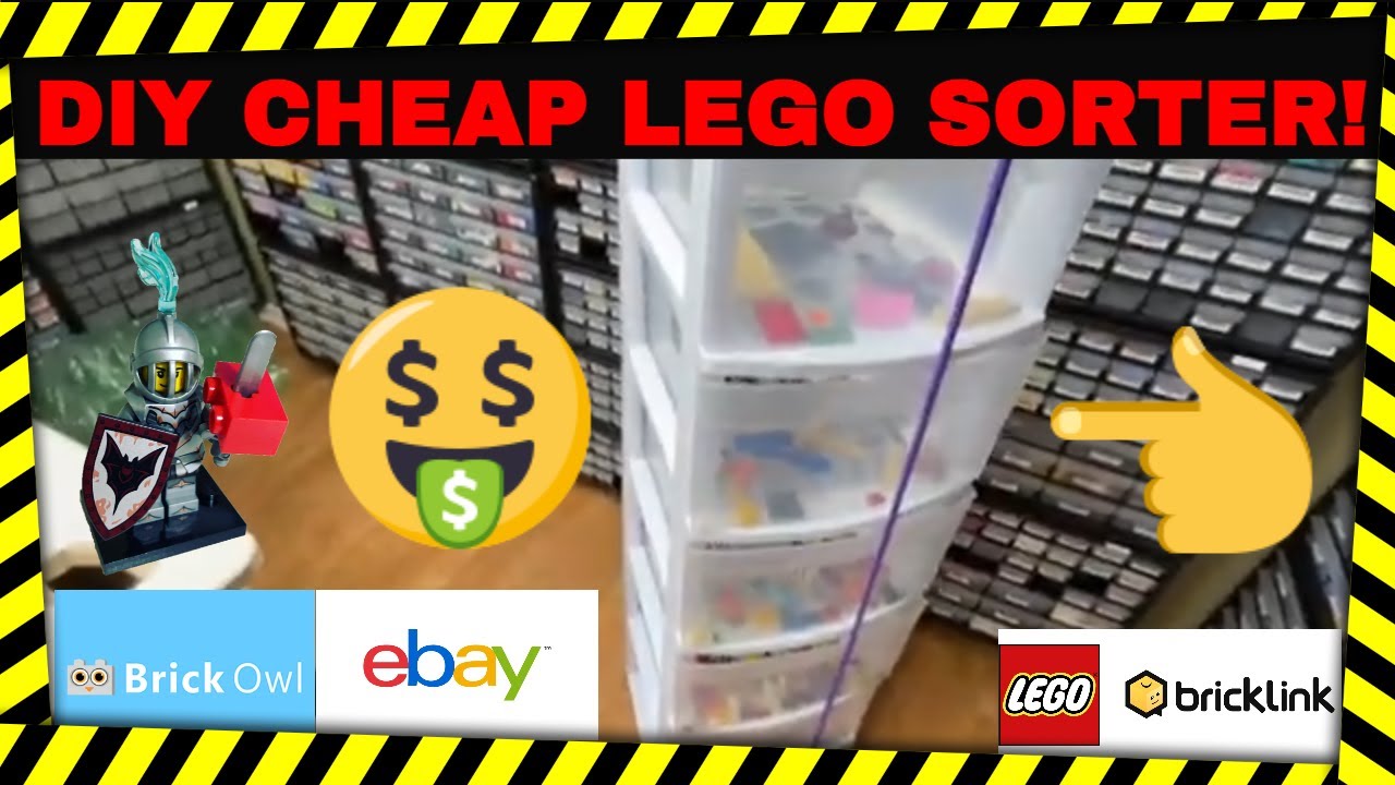 DIY Cheap Lego Pre Sorter. Separates Lego Into 6 Basic Size Categories! Lego  Color Sorter Next! 