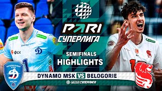Dynamo MSK vs. Belogorie | HIGHLIGHTS | Semi-Finals | Round 3 | Pari SuperLeague 2024