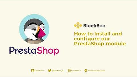 How to install and configure prestashop module
