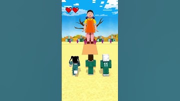 RED LIGHT GREEN LIGHT CHALLENGE - Herobrine vs SADAKO vs ENTITY in NEW SQUID GAME #minecraft #games