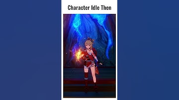 Character Idle Animation Then V/S Now | Genshin Impact