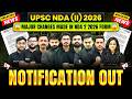UPSC NDA 2 2026 Official Notification Out ✅ NDA Notification | Age Limit | Eligibility Discussion