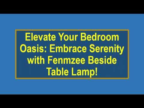 Elevate Your Bedroom Oasis: Embrace Serenity with Fenmzee Beside Table