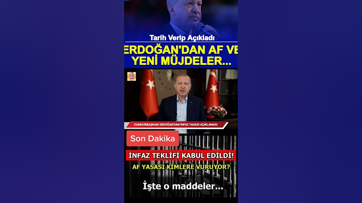 Cumhurbaşkanı Erdoğan'dan Af ve yeni Müjdeler.. #sondakika #haber