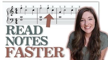 FASTER + EASIER NOTE READING // The method that will make note reading feel easy + fun