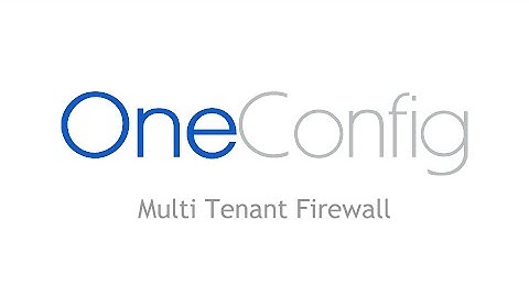 Multi Tenant Firewall