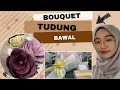 Bouquet Tudung Bawal Berlabel | Bouquet Bunga Bawal | Gubahan Kain Tudung | Gubahan Bunga Hantaran