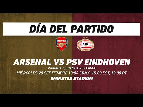 Arsenal vs PSV, frente a frente: Champions League