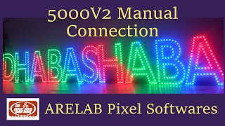 Text Effects with ARELAB 5000V2 Manual connection
